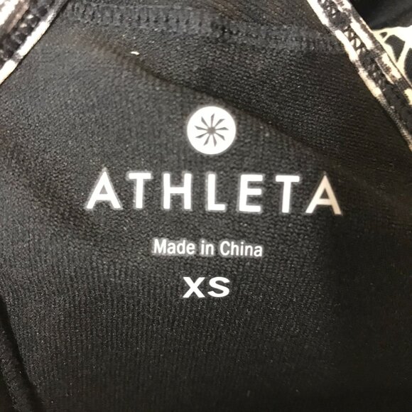 ATHLETA - WOMEN'S XS -BLACK FLORAL SPAGHETTI STRAP BUILT IN BRA SUN DRESS - Picture 7 of 7